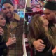 Taylor Swift and Travis Kelce kiss on the lips in a new picture from the loved-up couples night out