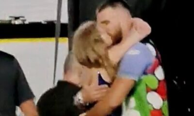 Travis Kelce Runs into Taylor Swift’s Arms, Plants a Kiss After Argentina Show