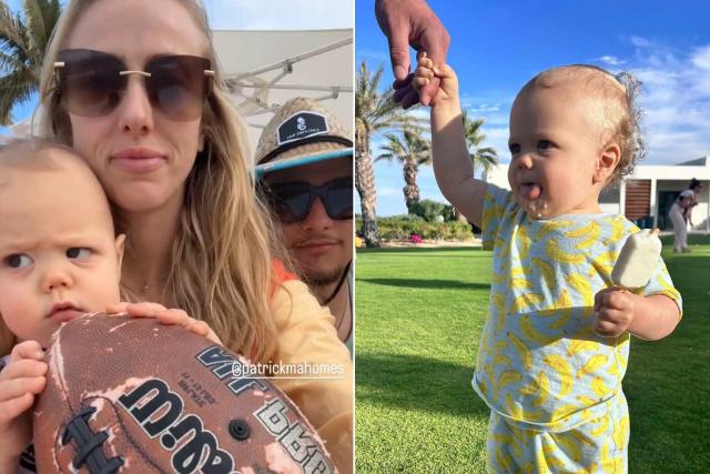 Brittany Mahomes suffers severe branding from her son Bronze: My very attached baby boy
