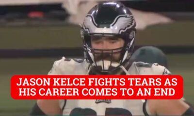 Watch Travis and Donna Kelce broken and crying as Jason Kelce announces retirement