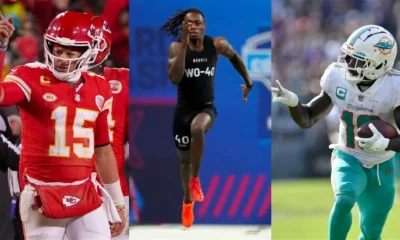 NFL prospect earns praise from Patrick Mahomes and Tyreek Hill with historic 40