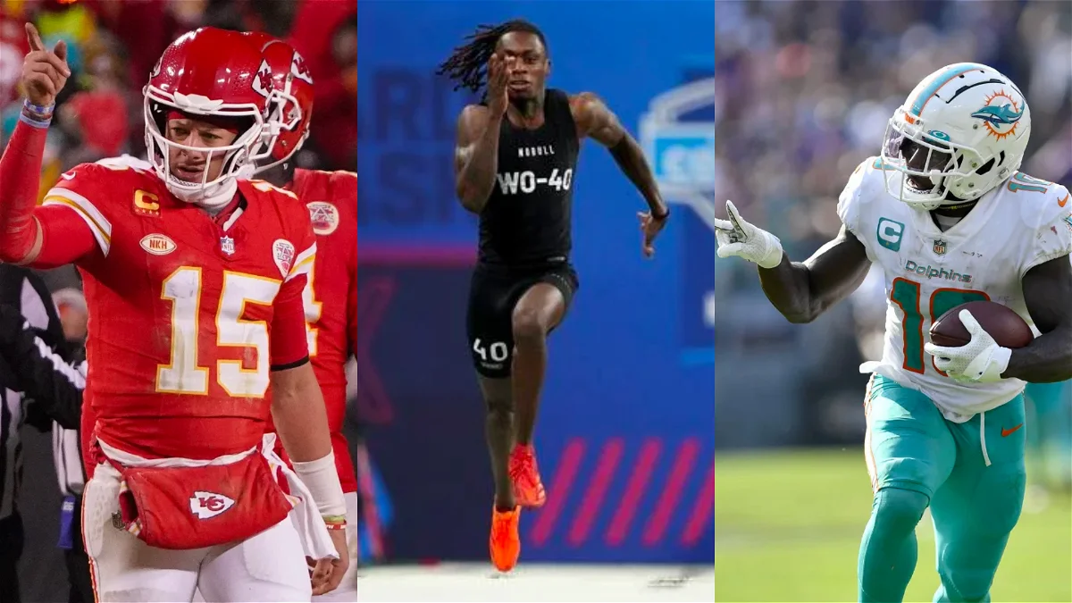 NFL prospect earns praise from Patrick Mahomes and Tyreek Hill with historic 40