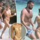 Taylor Swift Was Photographed Kissing Travis Kelce in an Expensive Yellow Bikini on Vacation