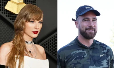 Taylor Swift and Travis Kelce are in the United States from their Bahamas Vacation and are both seen entering Taylor Swift's Mansion and both have an ODD look ''Have they broke up?''