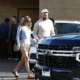 Taylor Swift holds hands with boyfriend Travis Kelce as they enjoy a romantic lunch date at Nobu in Malibu....after returning from Bahamas vacation