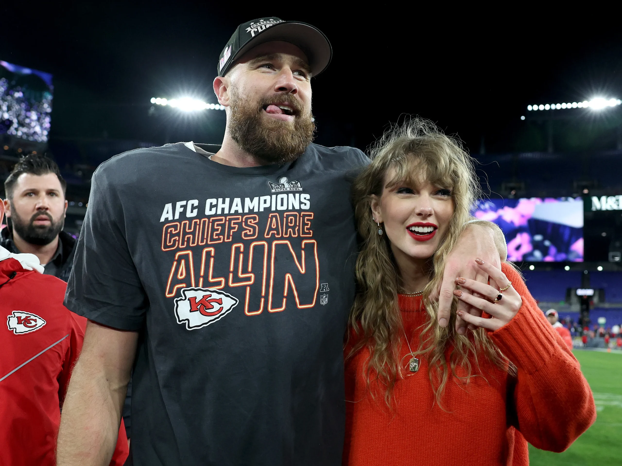 The Super Bowl champion spent his off-season in another city while his girlfriend is on the road.