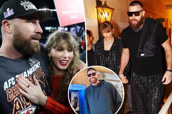 Travis Kelce spotted having lunch in Cleveland after returning from romantic Bahamas vacation with Taylor Swift