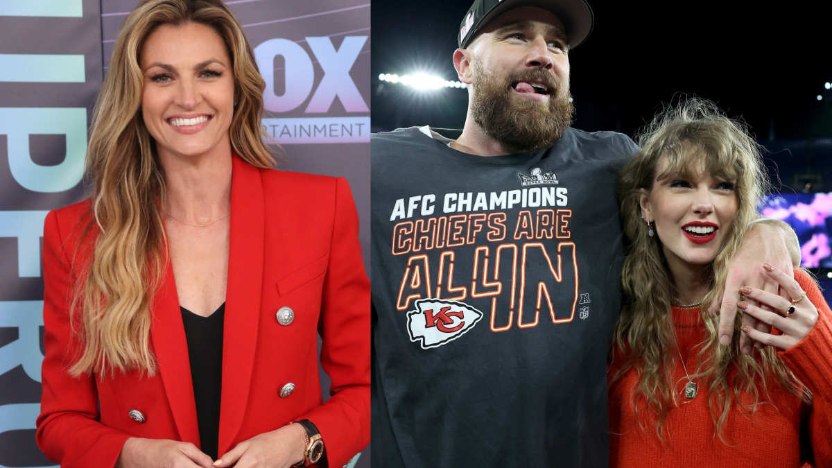 Erin Andrews, who played cupid for Travis Kelce, wants him to marry Taylor Swift