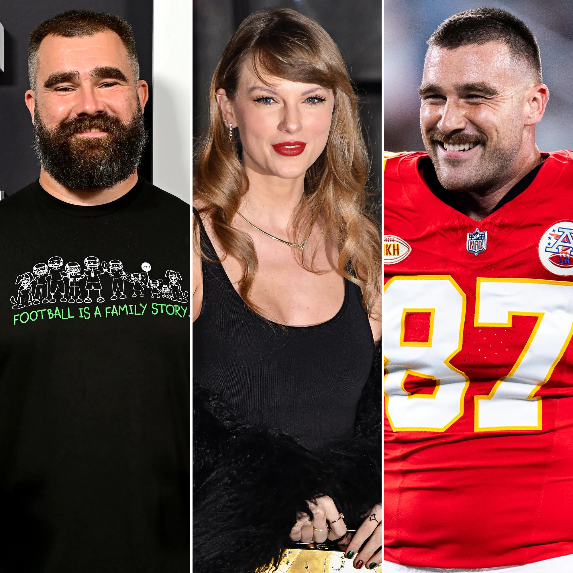 Taylor Swift Sends Words to Jason Kelce and Kylie Kelce